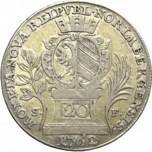 Niemcy, Norymberga, 20 krajcarów 1762