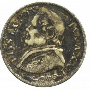 Papal States, Pius IX, 10 soldi 1867