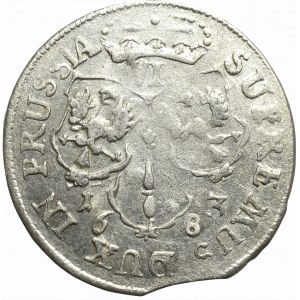 Germany, Preussen, Friedrich Wilhelm, 6 groschen 1683, Konigsberg