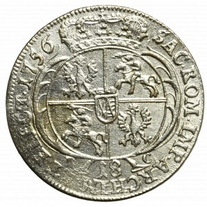 Germany, Saxony, Friedrich August II, 18 groschen 1756 - efraim