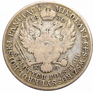 Kingdom of Poland, Nicholas I, 5 zloty 1830