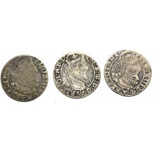 Sigismund III, Lot of 6 groschen 1625-26