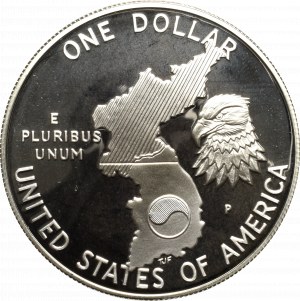 USA, Dollar 1991 - 38 Rocznica Wojny w Korei