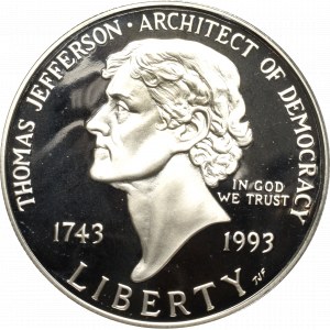 USA, Dollar 1993 Jefferson