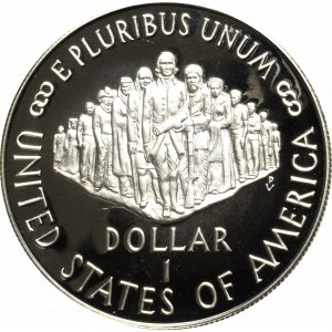 USA, Dollar 1987 - 200 anniversary of the U.S. Constitution