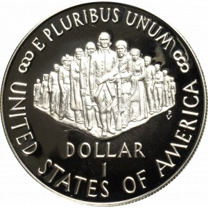 USA, Dollar 1987 - 200 urodziny Konstytucji USA