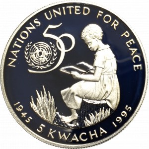 Malawi, 5 kwacha 1995 - 50 lat ONZ