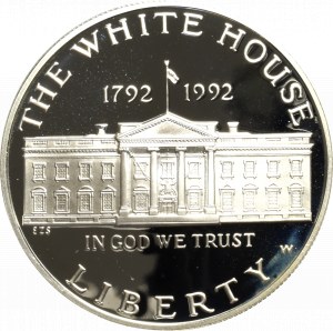 USA, Dollar 1992 - 200 lat Białego Domu