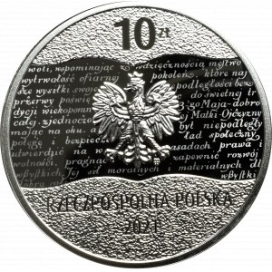 III RP, 10 złotych 2021 - 100 rocznica Konstytucji Marcowej
