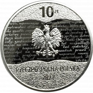 III RP, 10 złotych 2021 - 100 rocznica Konstytucji Marcowej