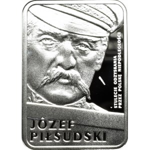 III RP, 10 złotych 2015 Stulecie odzyskania przez Polskę niepodległości Józef Piłsudski