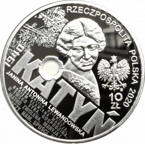 III RP, 10 złotych 2020 - Palmiry-Katyń