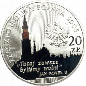 III RP, 20 złotych 2005 - 350-lecie Obrony Jasnej Góry