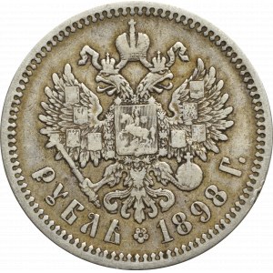 Russia, Nicholas II, Rouble 1898