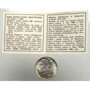 PRL, 2 zlote 1936, official copy