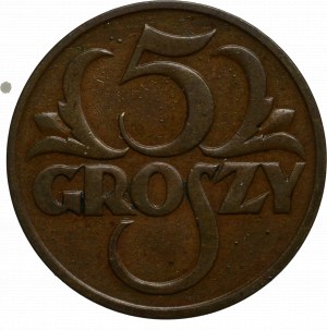 II Rzeczpospolita, 5 groszy 1928