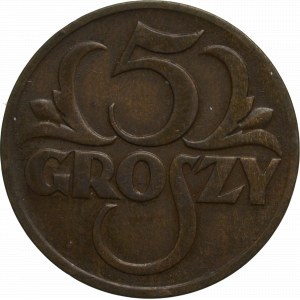 II Republic of Poland, 5 groschen 1934