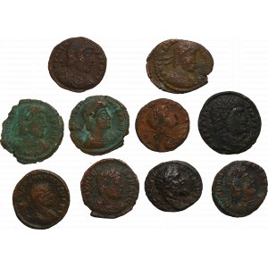 Cesarstwo Rzymskie, Zestaw follisów i denara limesowego