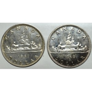Kanada, Zestaw dolar 1961 i 1962
