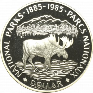 Kanada, Dolar 1985 - Parki narodowe