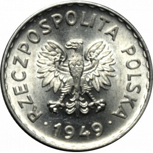 PRL, 1 złote 1949