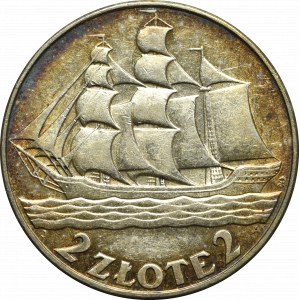 II Republic of Poland, 2 zloty 1936 Ship