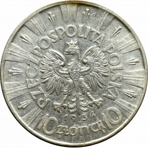 II Republic of Poland, 10 zloty 1934 Pilsudski