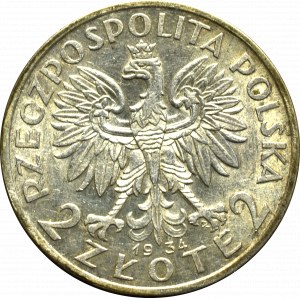 II Republic of Poland, 2 zloty 1934 Polonia