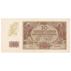 GG, 10 złotych 1940 L