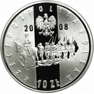 III RP, 10 złotych 2008 - 90. rocznica Powstania Wielkopolskiego