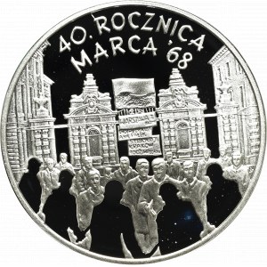 III RP, 10 złotych 2008 - 40. rocznica Marca '68