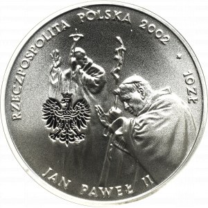 III RP, 10 złotych 2002 - Jan Paweł II