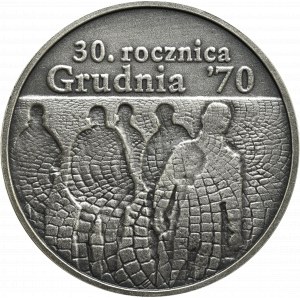 III RP, 10 złotych 2000 - 30. rocznica Grudnia '70