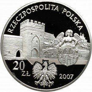 III RP, 20 złotych 2007 - Miasto średniowieczne w Toruniu
