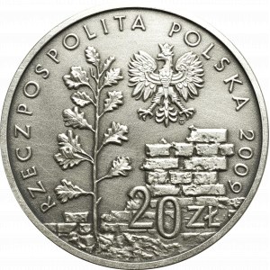 III RP, 20 złotych 2009 - 65. rocznica likwidacji Getta w Łodzi