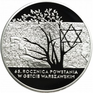 III RP, 20 złotych 2008 65 rocznica Powstania w Getcie