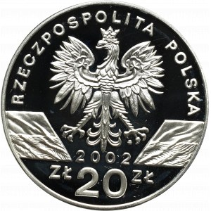 III RP, 20 złotych 2002 Żółw błotny