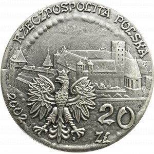 III RP, 20 złotych 2002 - Zamek w Malborku