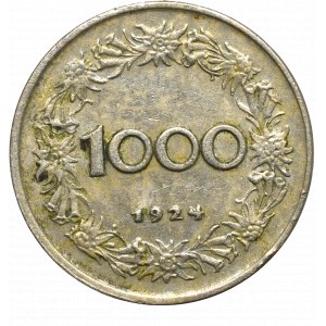 Austria, 1.000 koron 1924