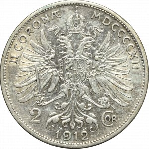 Austria, 2 korony 1912