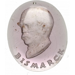 Germany, Glass medall Bismarck