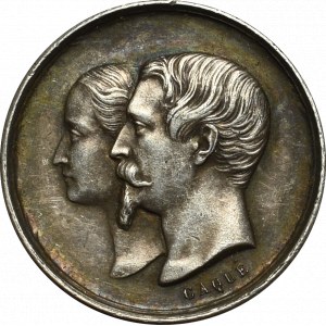 France, Medal 1856 for dauphins birth