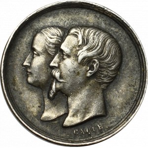 France, Medal 1856 for dauphins birth