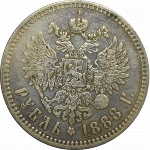 Rosja, Aleksander III, Rubel 1888