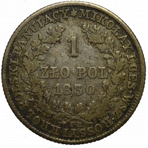 Królestwo Polskie, Mikołaj I, 1 złoty 1830 FH