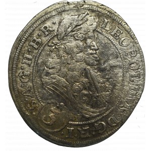 Schlesien under Habsburg, Leopold I, 3 kreuzer 1695 MMW, Breslau