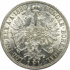 Austria, Franz Joseph, 1 florin 1880