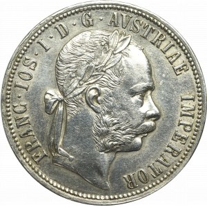 Austria-Hungary, Franz Joseph I, 1 florin 1890