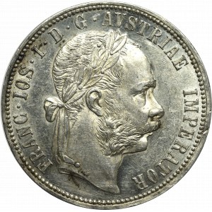 Austria, Franz Joseph, 1 florin 1884