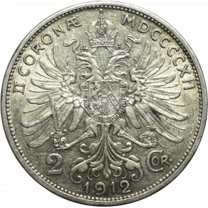 Austria, 2 korony 1912